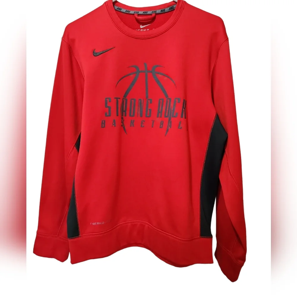 Nike Sweatshirt Small with logo red n black - Picture 1 of 8
